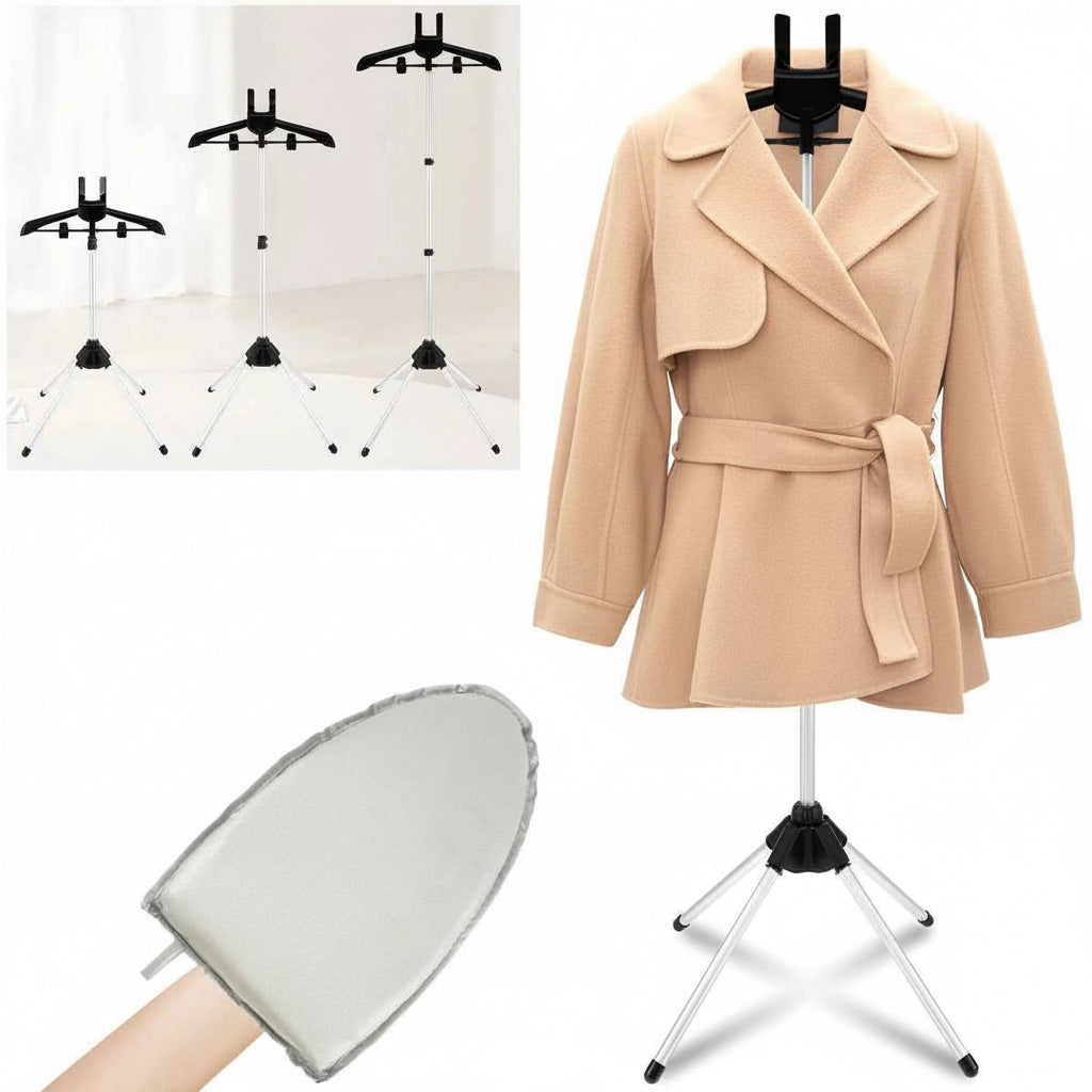 Cintre pour étendoir à linge pour défroisseur pliable