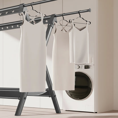 Étendoir à linge pliable inox extensible
