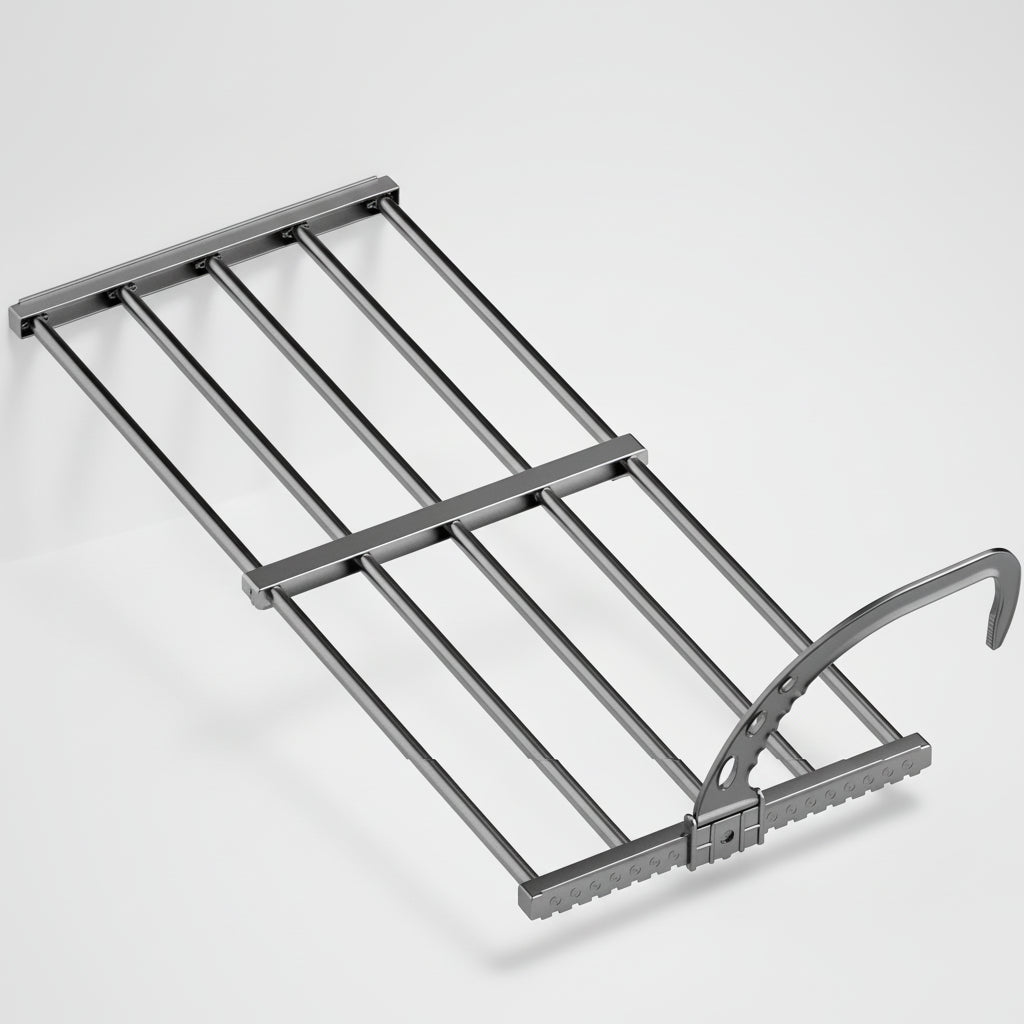 Étendoir à linge pour radiateur extensible pliable