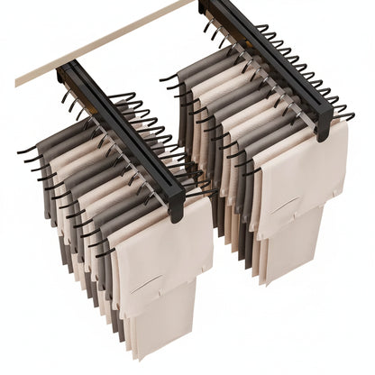 Cintre pour étendoir à linge coulissant pantalon