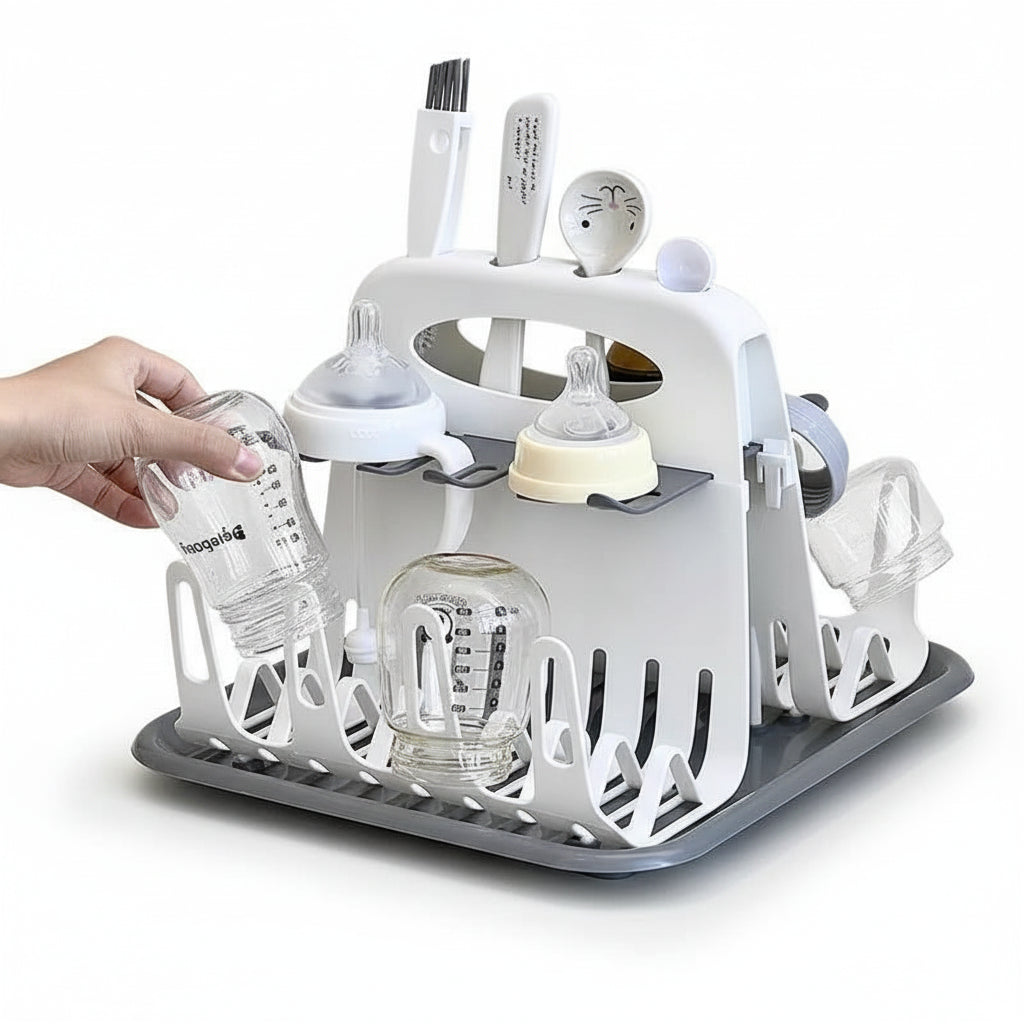 Fil pour étendoir à linge pour biberons pliable