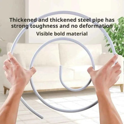 Étendoir à linge tour spirale inox pliable