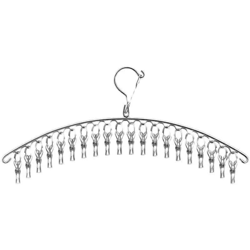 Cintre pour étendoir à linge inox 20 pinces