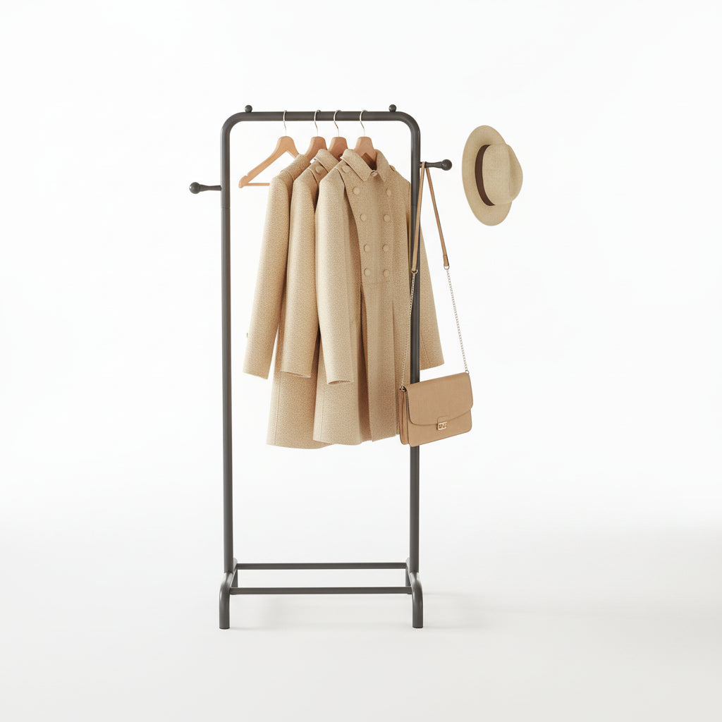 Étendoir à linge pliable avec armoire intégrée