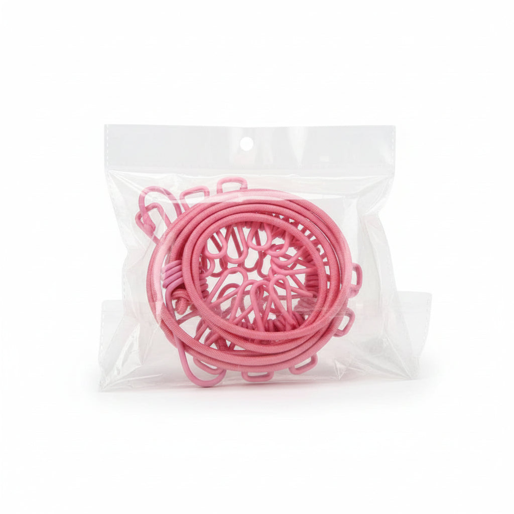 Fil pour étendoir à linge voyage avec 12 pinces