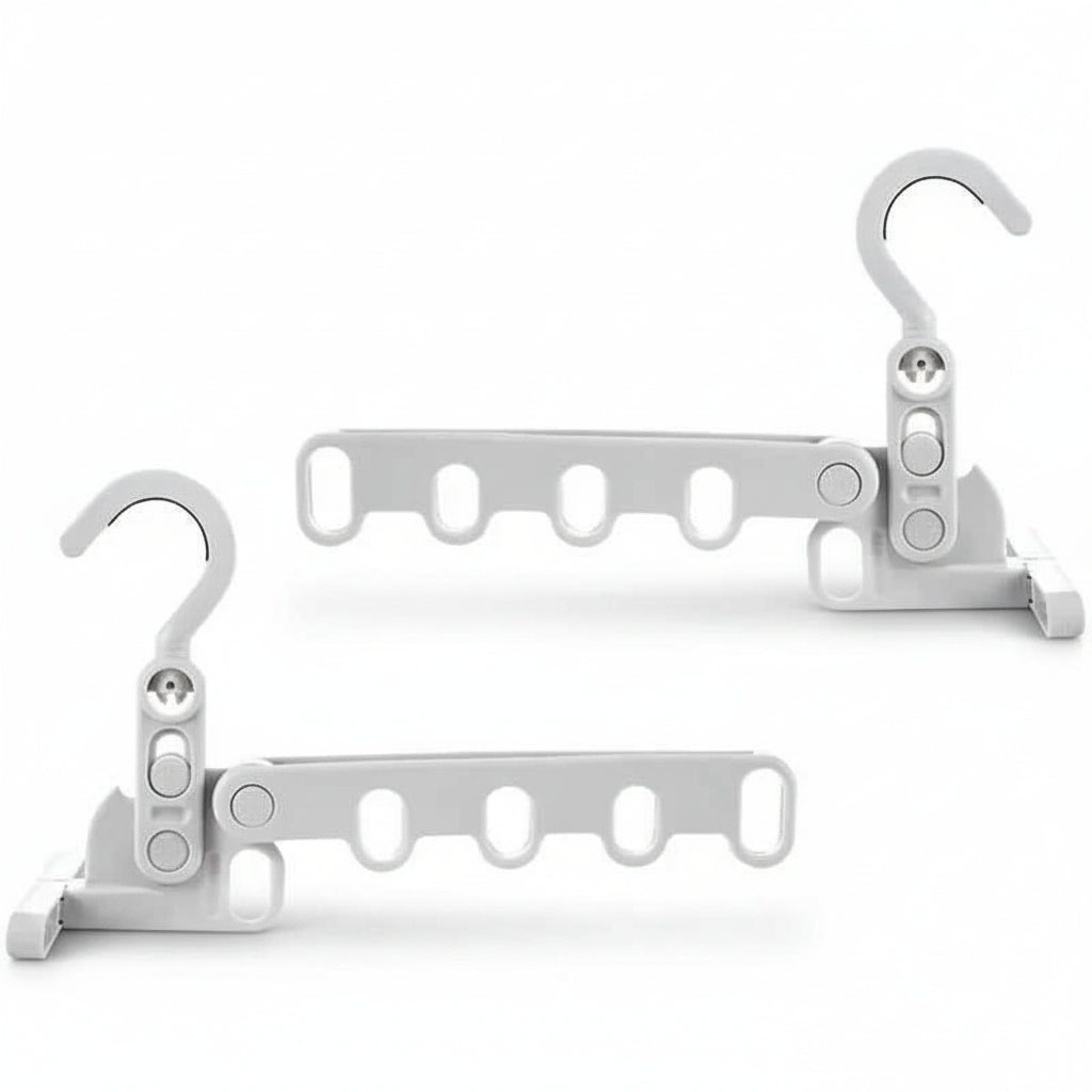 Cintre pour étendoir à linge pliable 5 trous