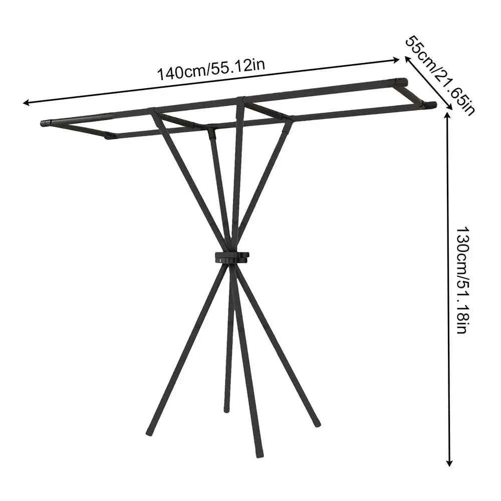 Étendoir à linge pliable trépied portable