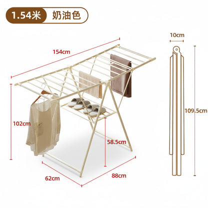 Étendoir à linge pliable gain de place intérieur