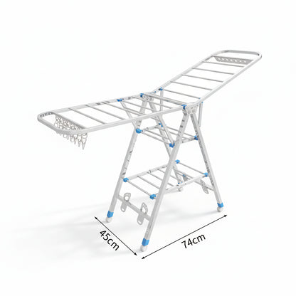 Étendoir à linge pliable inox intérieur extérieur