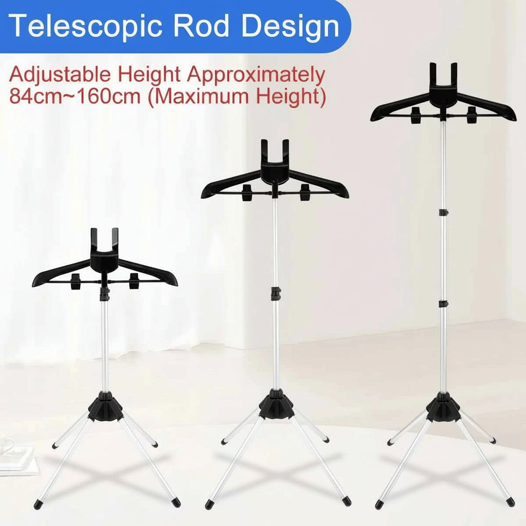 Cintre pour étendoir à linge pour défroisseur pliable