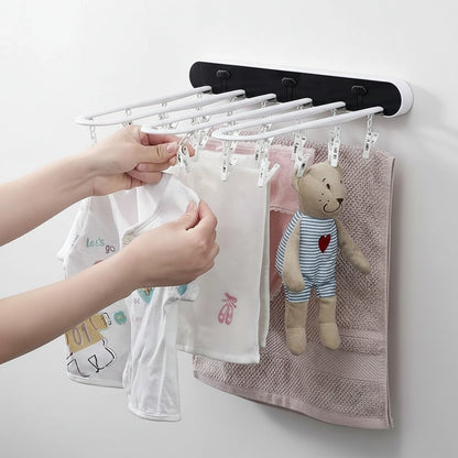Étendoir à linge mural rabattable pour chaussettes
