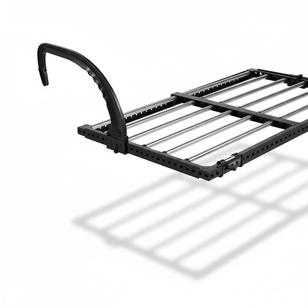 Étendoir à linge pour radiateur extensible pliable