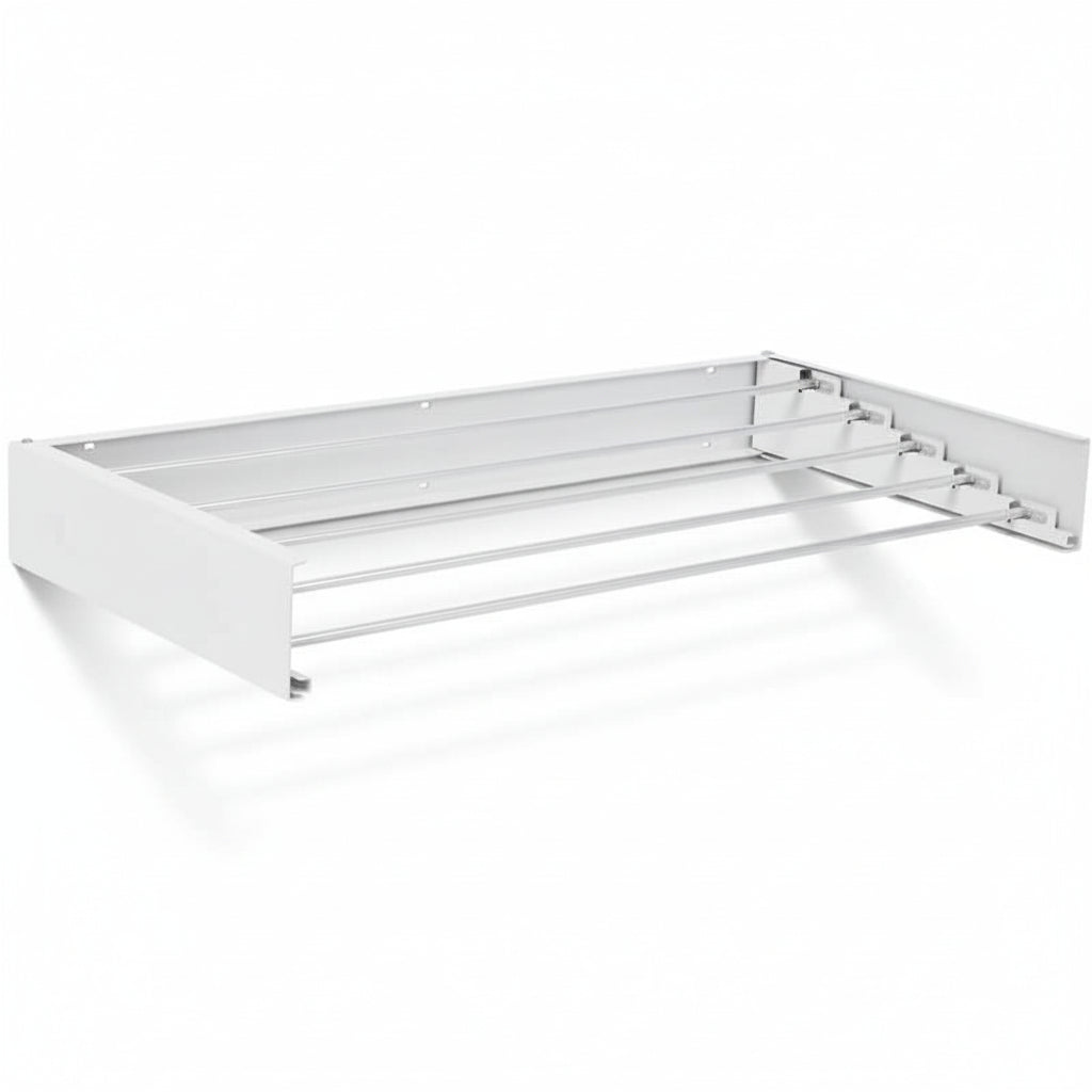 Étendoir à linge mural rabattable en aluminium