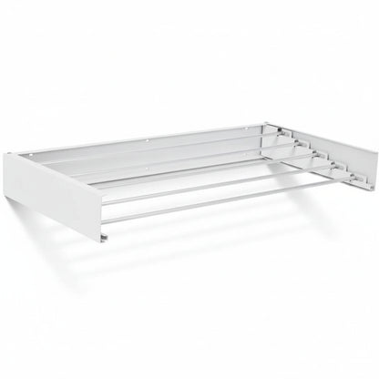 Étendoir à linge mural rabattable en aluminium