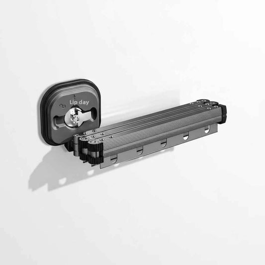 Étendoir à linge mural rétractable en aluminium pliable