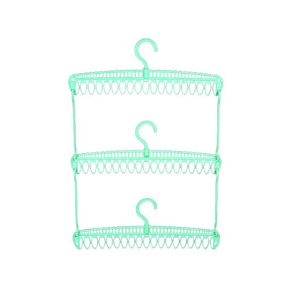 Cintre pour étendoir à linge 3 niveaux pliable