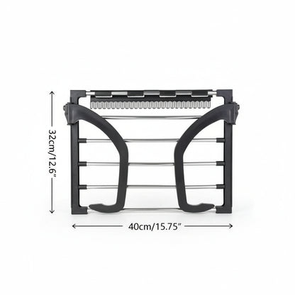 Étendoir à linge pour radiateur inox pliable