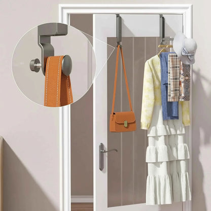 Étendoir à linge sur porte télescopique aluminium