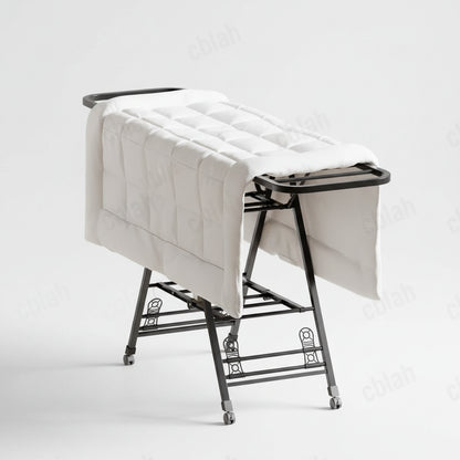Étendoir à linge pliable en acier carbone mobile