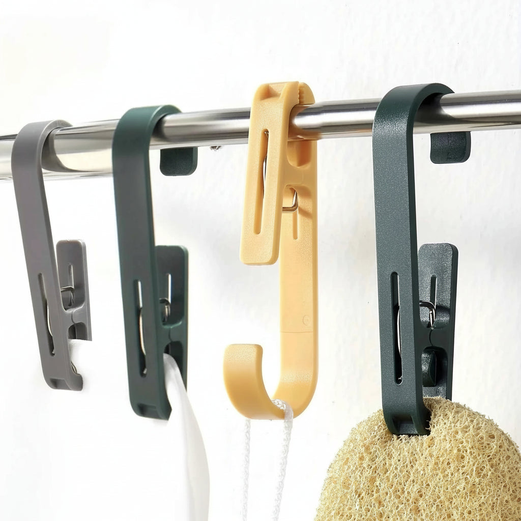 Cintre pour étendoir à linge s avec clip multifonction