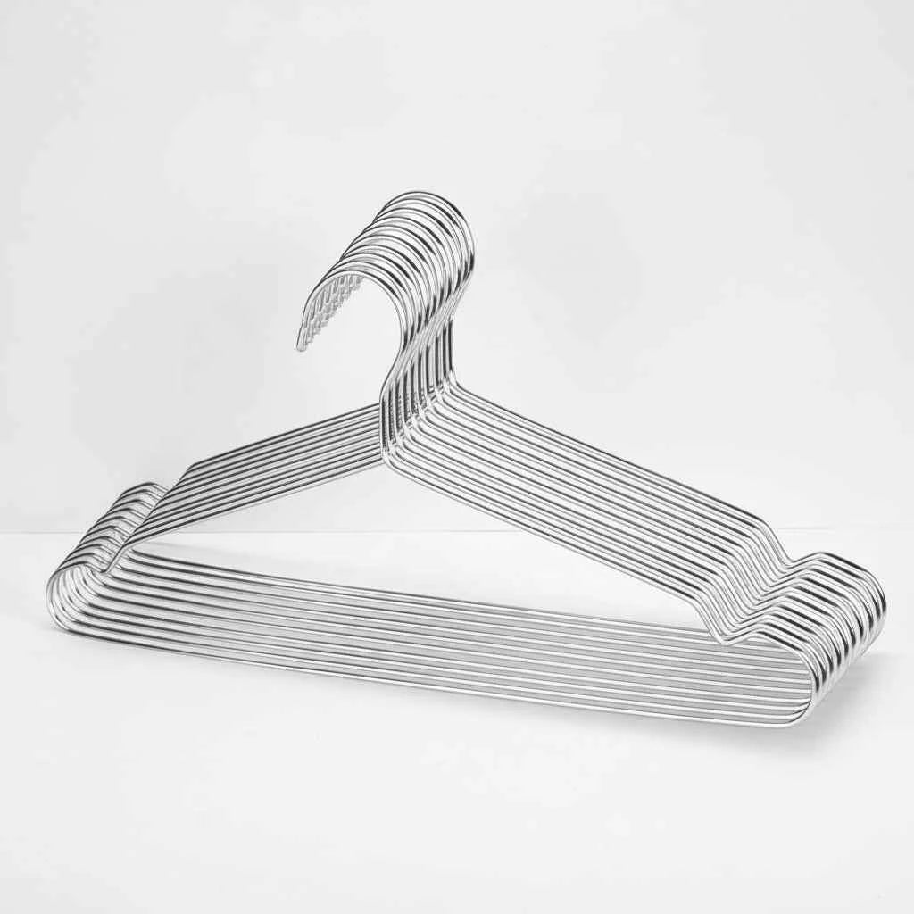 Cintre pour étendoir à linge inox robuste