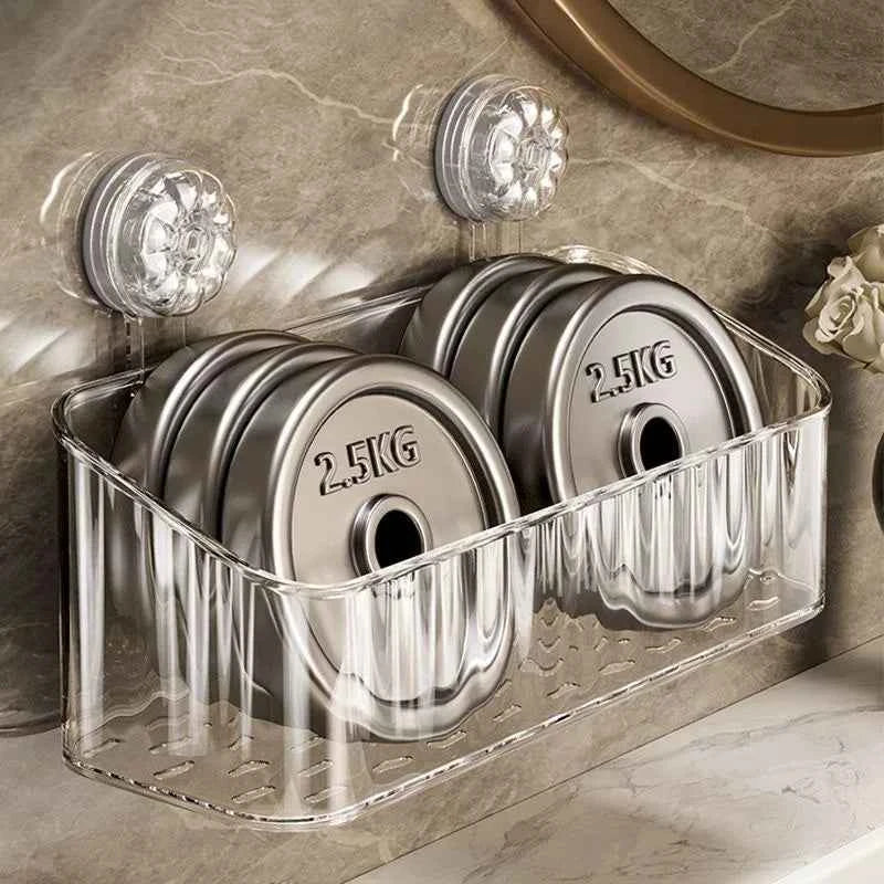 Fil pour étendoir à linge avec panier ventouse