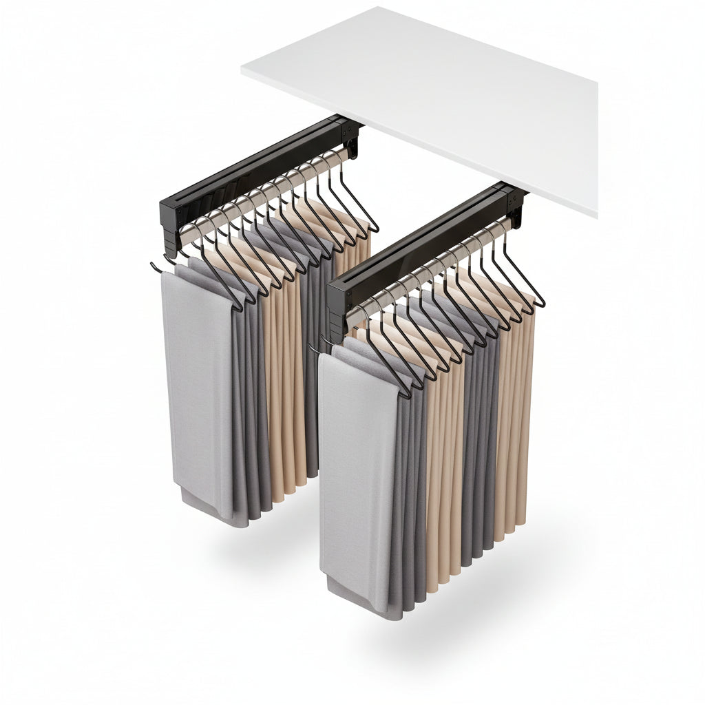 Cintre pour étendoir à linge coulissant pantalon