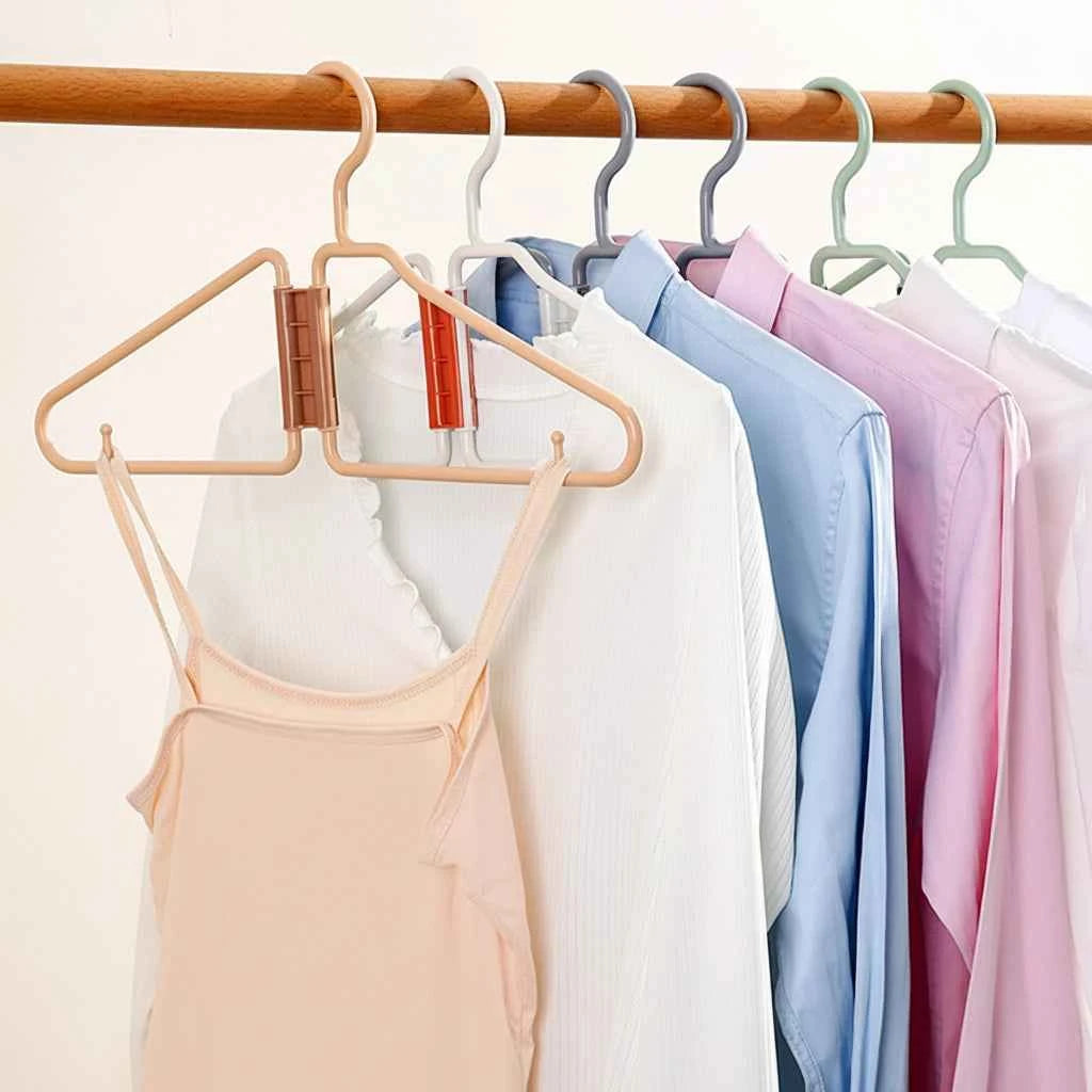 Cintre pour étendoir à linge pliable antidérapant