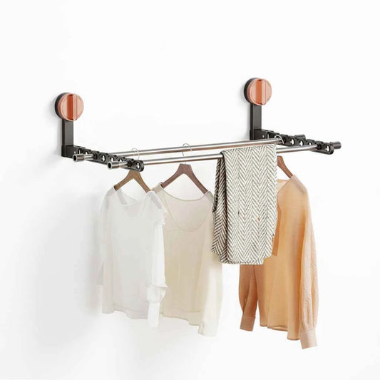 Étendoir à linge mural rabattable ventouse pliable
