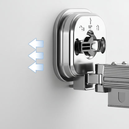 Étendoir à linge mural rétractable aluminium pliable