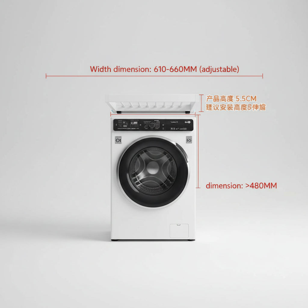 Étendoir à linge extensible armoire intégrée