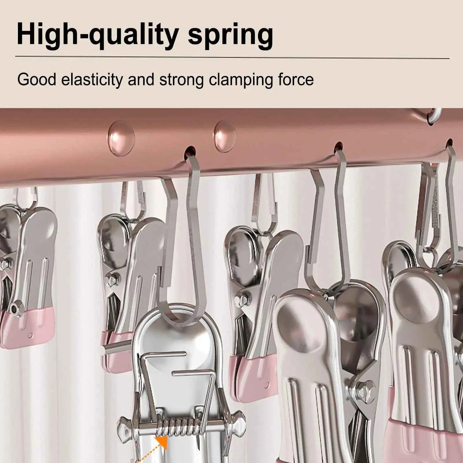 Étendoir à linge en aluminium avec 36 pinces