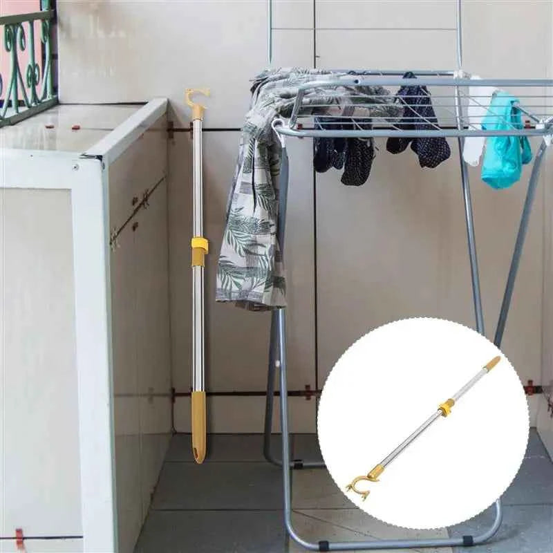 Poteau pour étendoir à linge télescopique inox