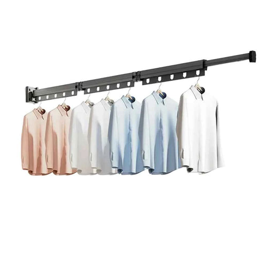 Étendoir à linge mural rabattable en aluminium