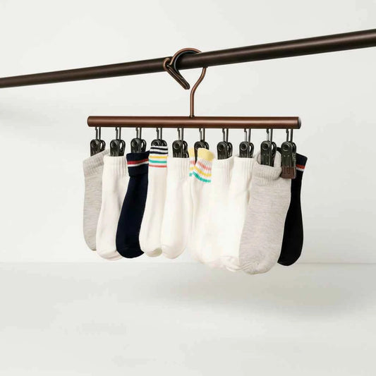 Petit étendoir à linge pour chaussettes en acier