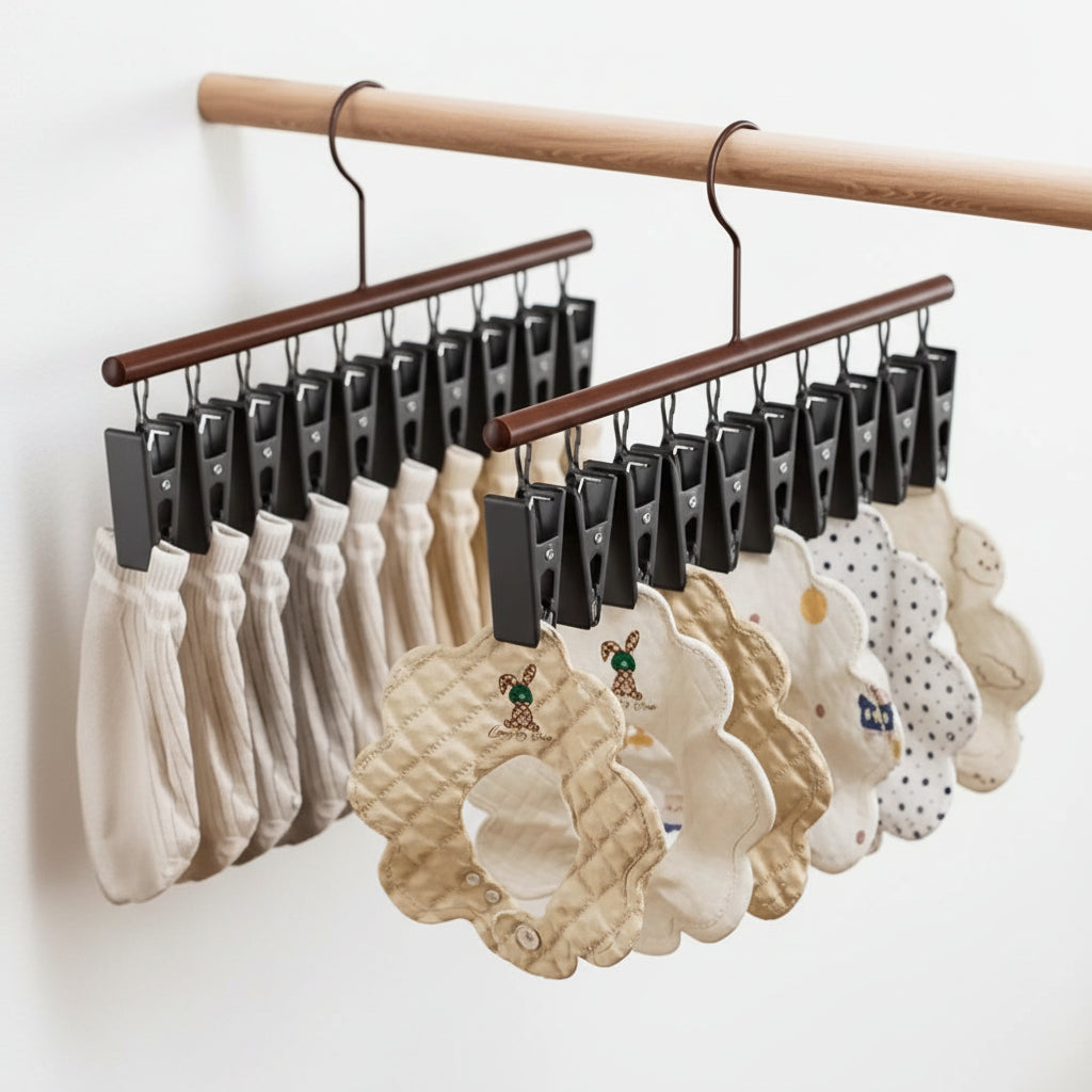 Cintre pour étendoir à linge inox 10 pinces