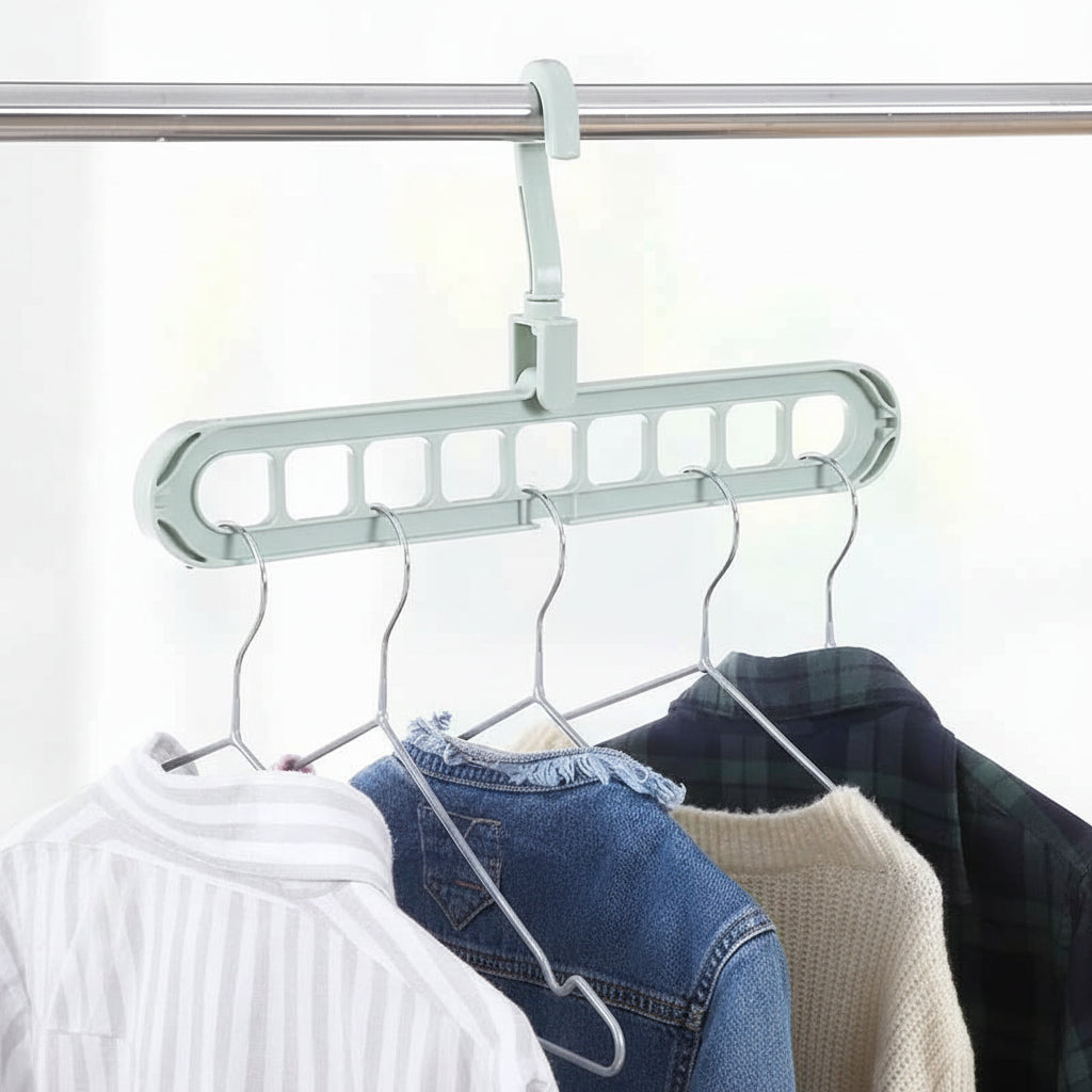 Cintre pour étendoir à linge 9 trous rotatif