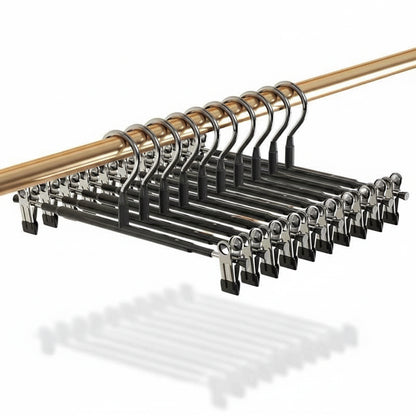 Cintre pour étendoir à linge pour pantalons inox