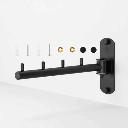 Étendoir à linge mural pliable inox rotatif