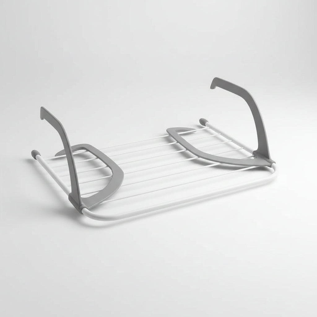 Étendoir à linge pour radiateur inox pliable