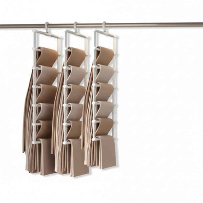 Cintre pour étendoir à linge pliable inox multi-niveaux