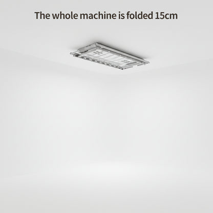 Étendoir à linge plafond électrique télescopique