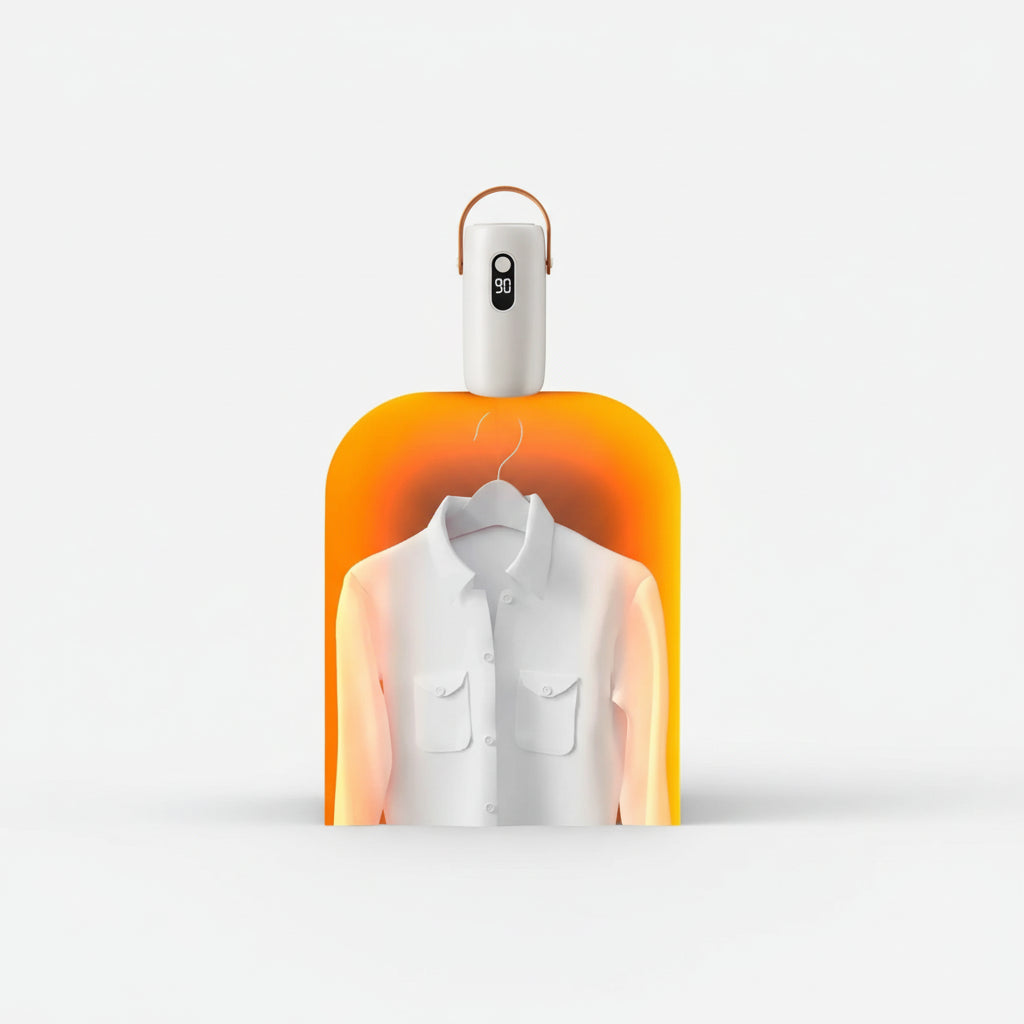 Étendoir à linge chauffant portable pliable