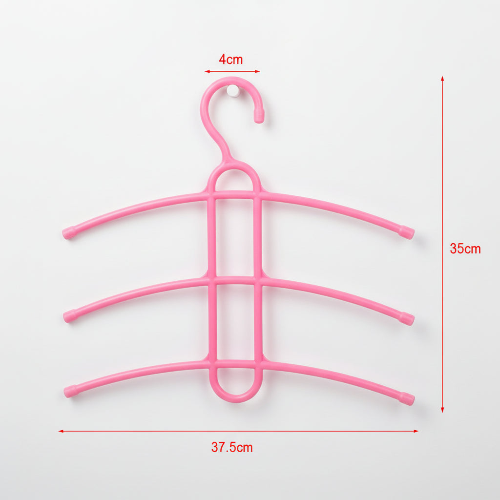 Cintre pour étendoir à linge trois niveaux gain de place