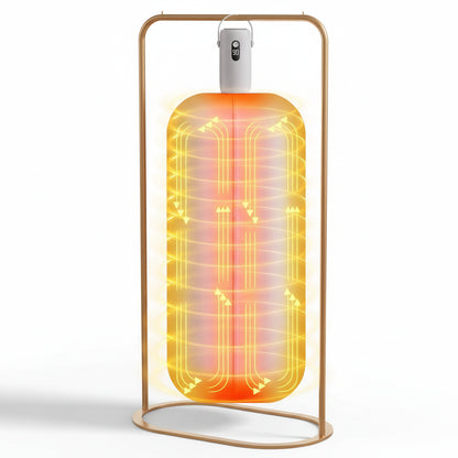 Étendoir à linge chauffant portable pliable