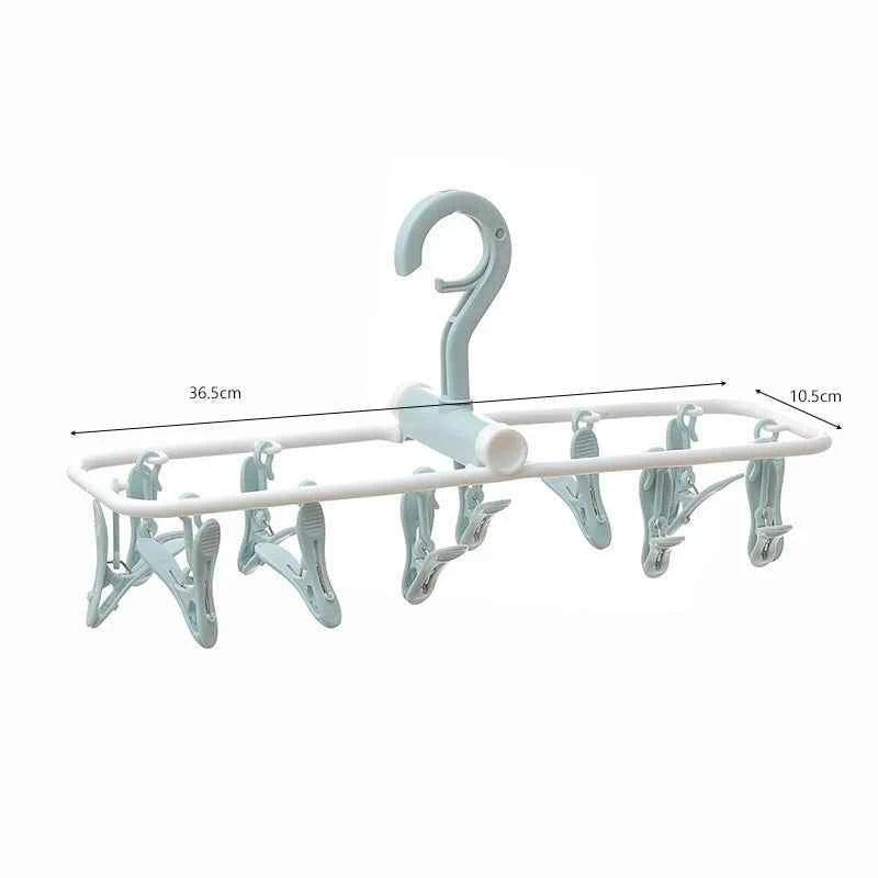 Petit étendoir à linge pour chaussettes pliable