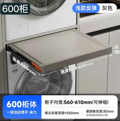 Étendoir à linge extensible armoire intégrée
