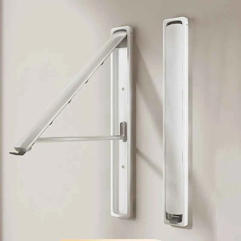Étendoir à linge mural rétractable en aluminium pliable
