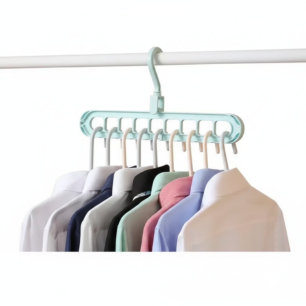 Cintre pour étendoir à linge 9 trous rotatif