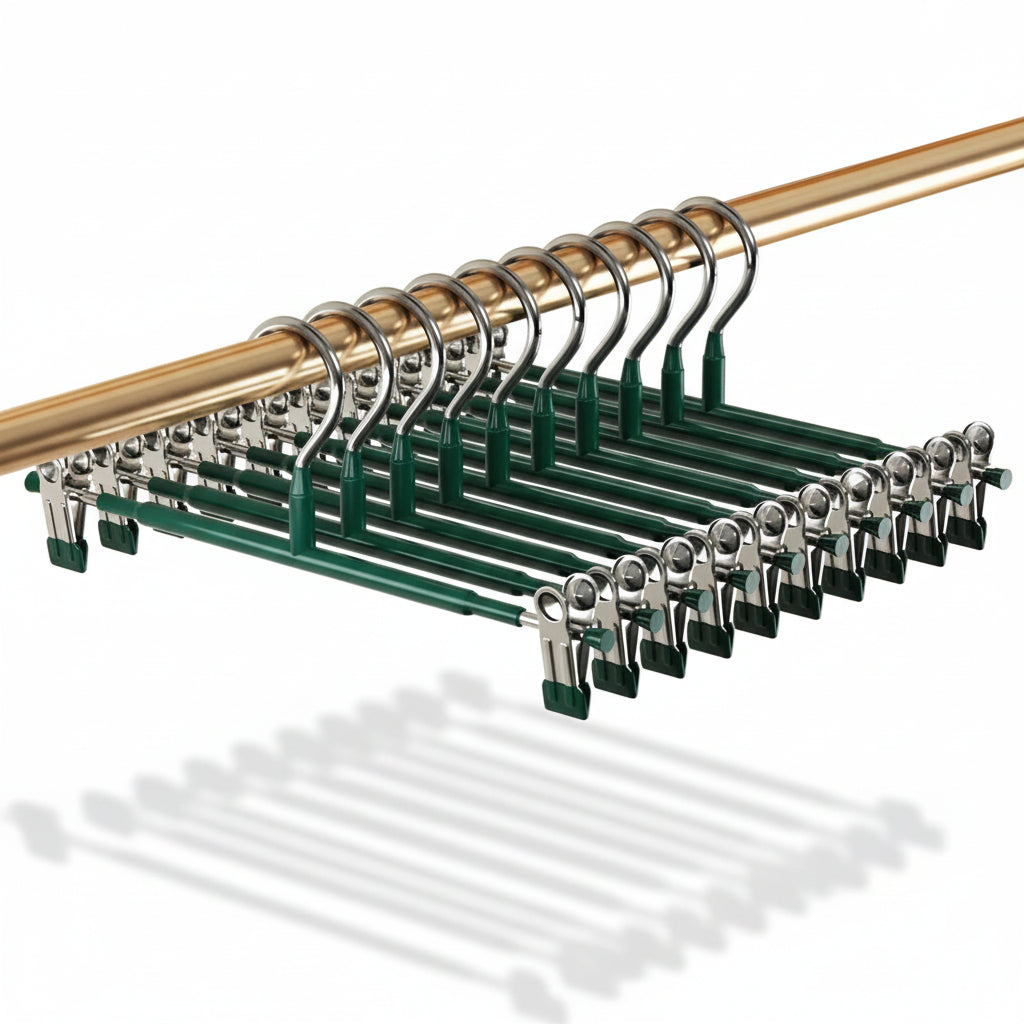 Cintre pour étendoir à linge pour pantalons inox